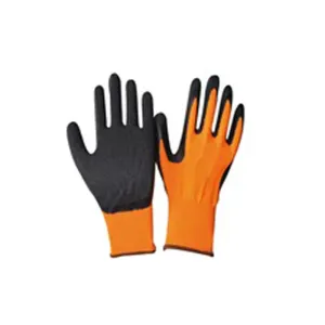 Pu Handske Belagd med Latex Orange, Storlek 10, 12 par